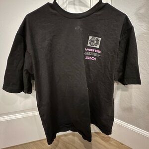 Vans black and purple cog tee shirt medium